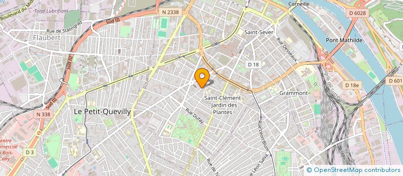 localisation de l'entreprise SENSI'DREP (SENSIBILISATION SUR LA MALADIE DE LA DREPANOCYTOSE)  ROUEN