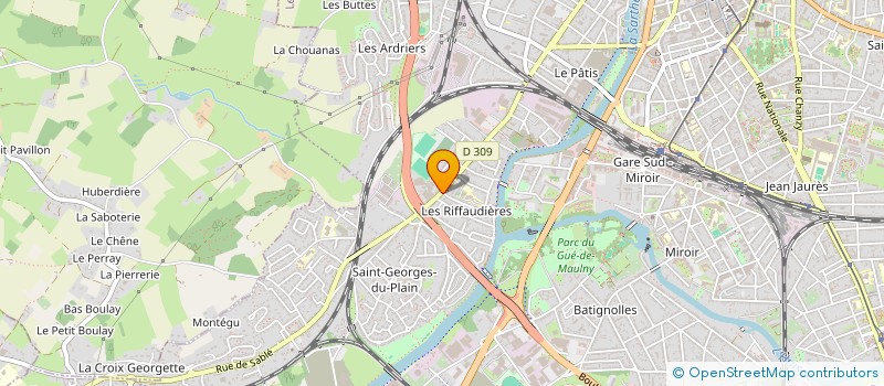 localisation de l'entreprise SENSIA à LE MANS