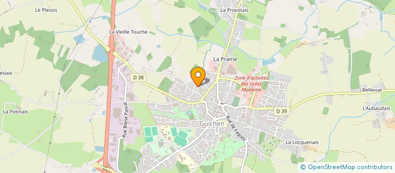 localisation de l'entreprise SENSIBI.LISE MUCOVISCIDOSE à GUICHEN
