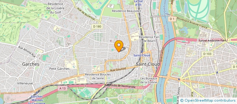 localisation de l'entreprise SENSIBILISATION ET PREVENTION AUTOUR DE L'ARRET CARDIAQUE ET DE L'AVC à SAINT-CLOUD