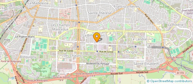 localisation de l'entreprise SENSIBLE à RENNES