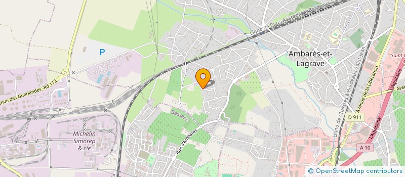 localisation de l'entreprise SENSIM à AMBARES-ET-LAGRAVE