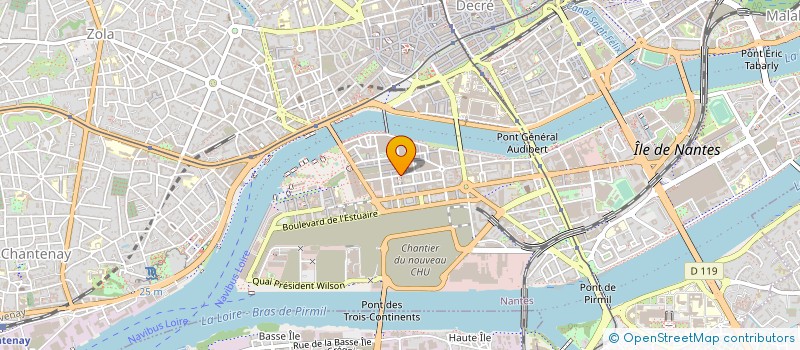 localisation de l'entreprise SENSIPODE à NANTES