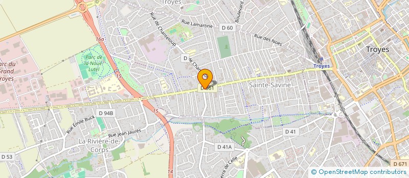 localisation de l'entreprise SENSISPA à SAINTE SAVINE