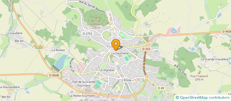 localisation de l'entreprise SENSKIN à POUZAUGES