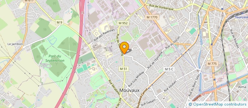 localisation de l'entreprise SENSO  MOUVAUX