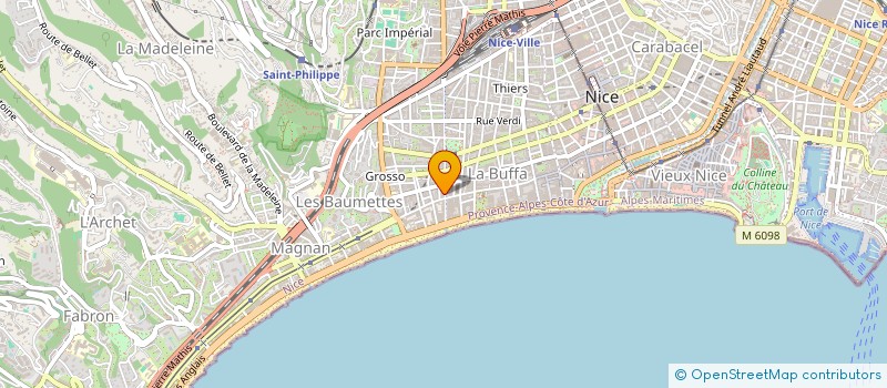 localisation de l'entreprise SENSO  NICE