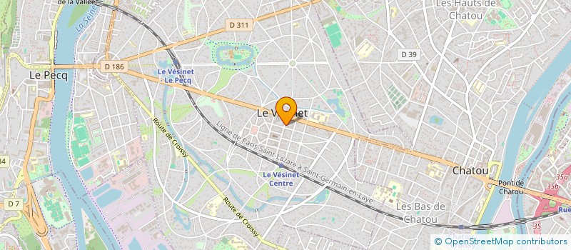 localisation de l'entreprise SENSO IMMO  LE VESINET