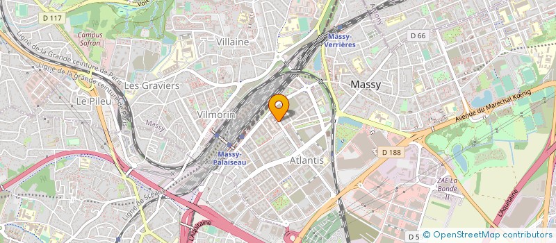 localisation de l'entreprise SENSOME à MASSY
