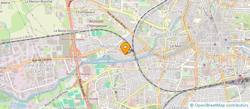 localisation de l'entreprise SENSOMETRIE à RENNES
