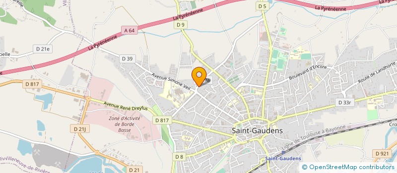 localisation de l'entreprise SENSONIS à SAINT-GAUDENS