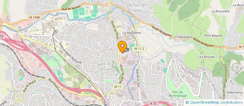 localisation de l'entreprise SENSOPTICAL  SAINT-PRIEST-EN-JAREZ