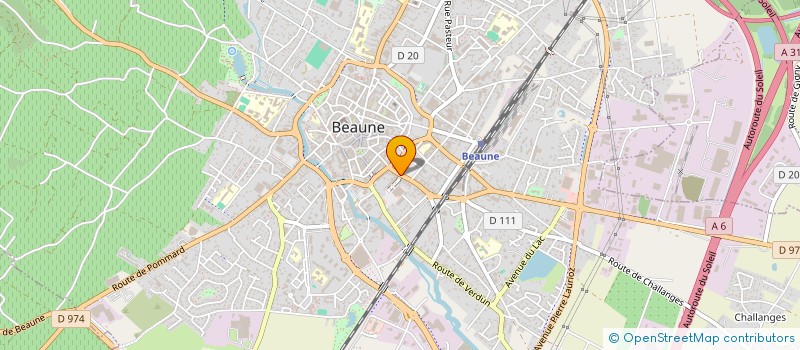 localisation de l'entreprise SENSOR WEN TEC à BEAUNE