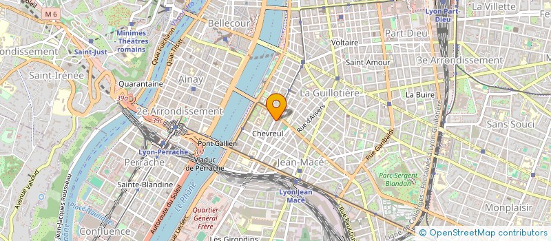 localisation de l'entreprise SENSORIEL à LYON