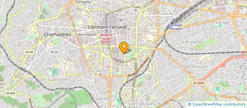 localisation de l'entreprise SENSORIUM STUDIO  CLERMONT-FERRAND