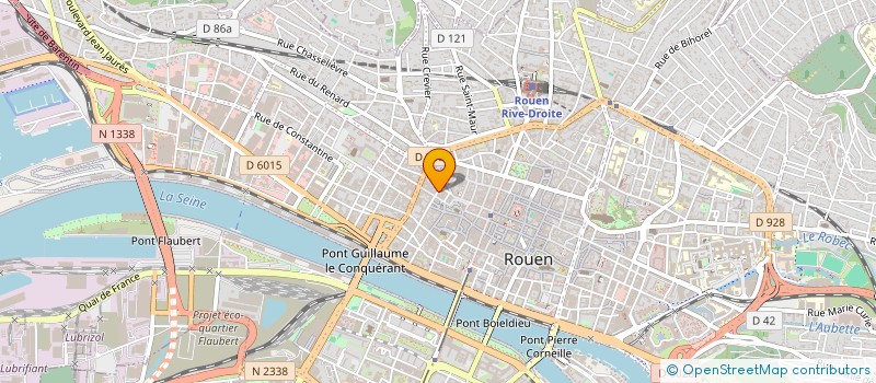 localisation de l'entreprise SENSORYA à ROUEN