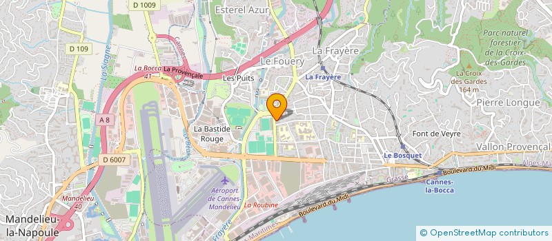 localisation de l'entreprise SENSSORA  CANNES