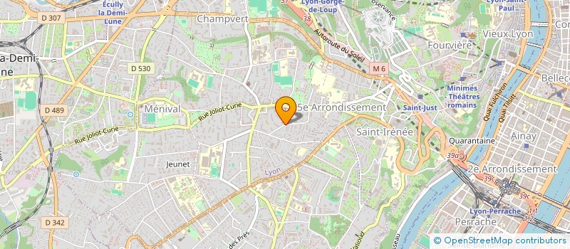 localisation de l'entreprise SENSUS  LYON