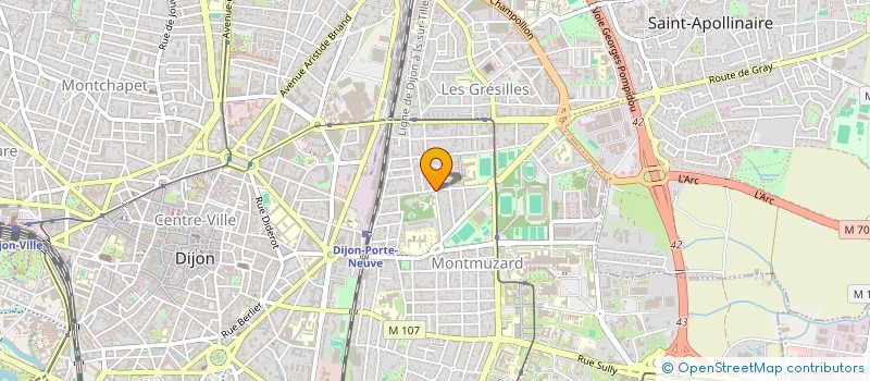 localisation de l'entreprise SENSY à DIJON