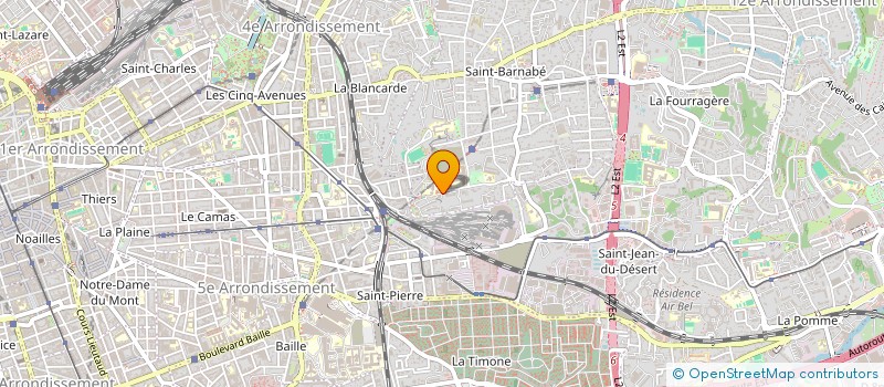 localisation de l'entreprise SENSYNERGIE  MARSEILLE