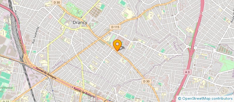 localisation de l'entreprise SENT V à DRANCY