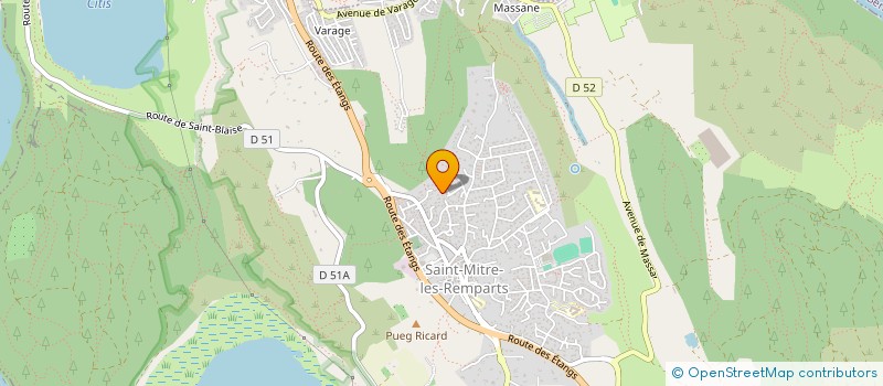 localisation de l'entreprise SENTECK  SAINT-MITRE-LES-REMPARTS