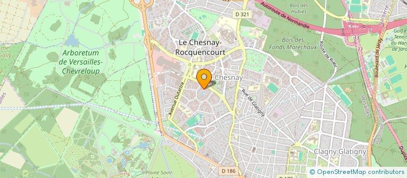 localisation de l'entreprise SENTEMO  LE CHESNAY-ROCQUENCOURT