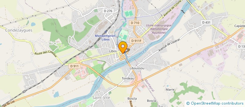 localisation de l'entreprise SENTENACH C ET BIELLE G à MONSEMPRON-LIBOS