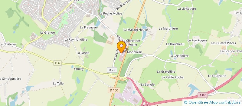 localisation de l'entreprise SENTENELLE à L'HERBERGEMENT