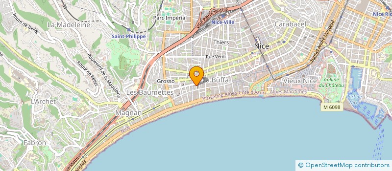 localisation de l'entreprise SENTEUR  NICE