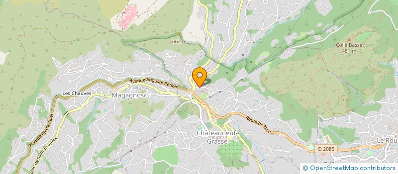localisation de l'entreprise SENTEUR NATURE à CHATEAUNEUF-GRASSE