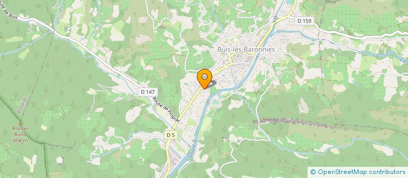 localisation de l'entreprise SENTEURS ALPES PROVENCE à BUIS-LES-BARONNIES