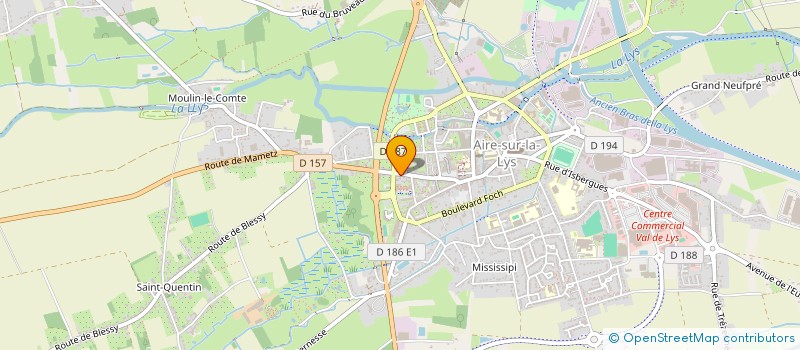 localisation de l'entreprise SENTEURS.BIZ à AIRE-SUR-LA-LYS