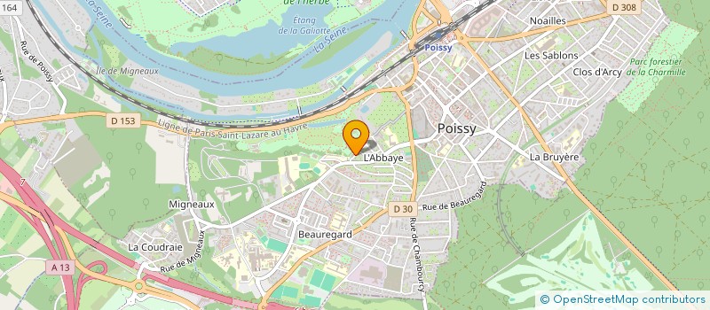localisation de l'entreprise SENTEURS & CO à POISSY