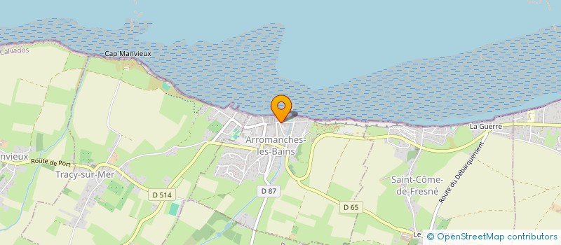 localisation de l'entreprise SENTEURS D'AUTREFOIS à ARROMANCHES-LES-BAINS