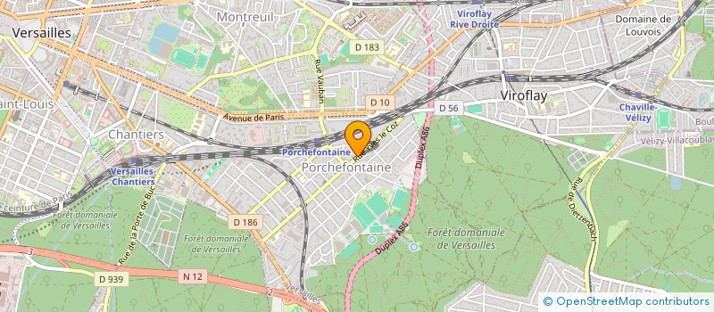 localisation de l'entreprise SENTEURS DE FRANCE à VERSAILLES