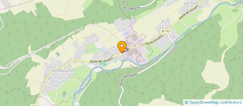 localisation de l'entreprise SENTEURS FLORALES  ACQUIGNY