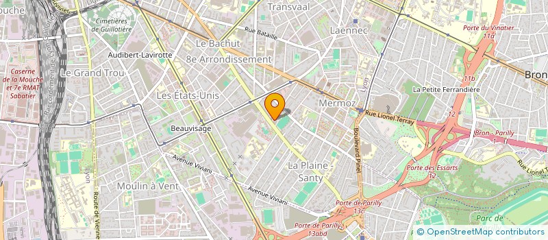 localisation de l'entreprise SENTIER BURGER  LYON