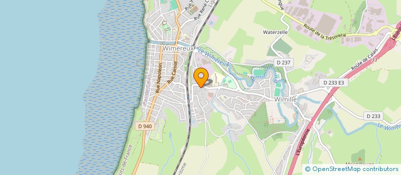 localisation de l'entreprise SENTIER DE LA GARE  WIMILLE