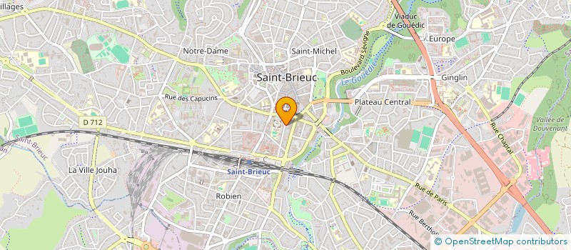 localisation de l'entreprise SENTIERITALIA à SAINT-BRIEUC
