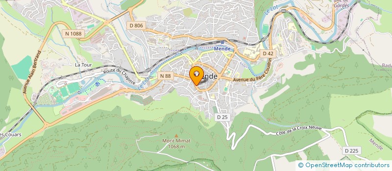 localisation de l'entreprise SENTIERS 48 à MENDE