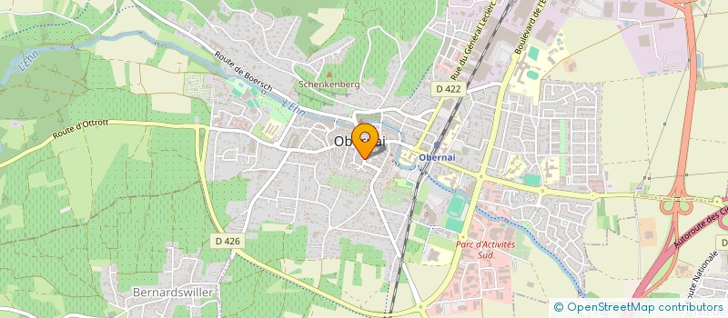 localisation de l'entreprise SENTIERS D'OCRE à OBERNAI