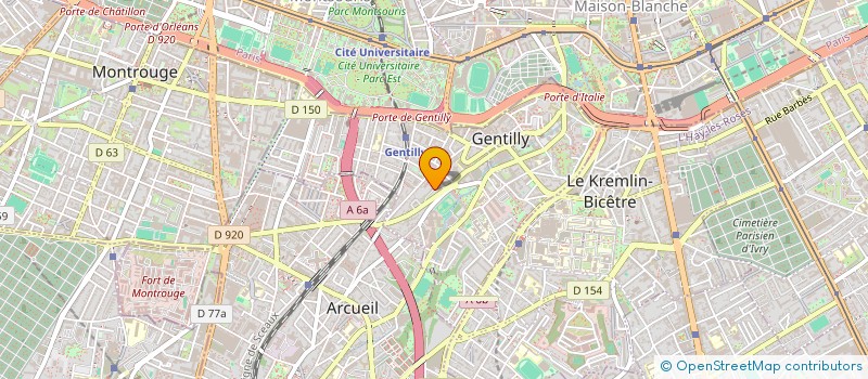 localisation de l'entreprise SENTILENCE  PARIS