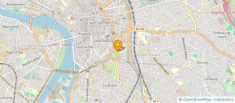 localisation de l'entreprise SENTINELLE  TOULOUSE