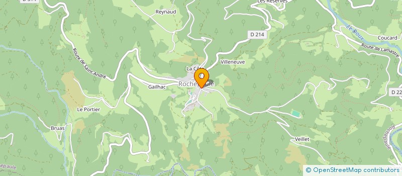 localisation de l'entreprise SENTINELLE DE LA BIODIVERSITE EN VIVARAIS  ROCHEPAULE