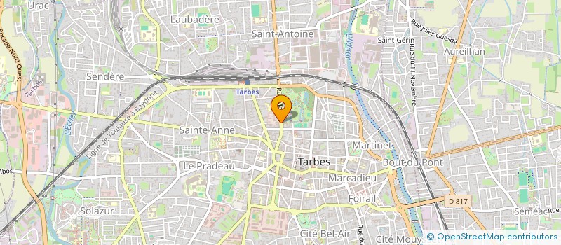 localisation de l'entreprise SENTINELLE MOTO SECURITE DES HAUTES-PYRENEES  TARBES