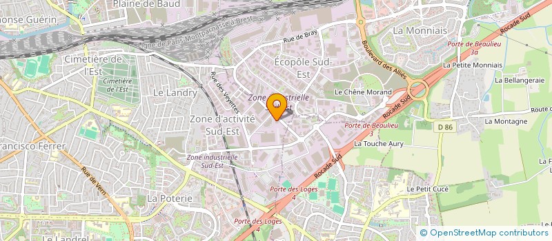 localisation de l'entreprise SENTINELLE PRESTATIONS DE SERVICES à RENNES