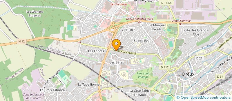 localisation de l'entreprise SENTINELLE PROTECTION EN CYCLE SP à DREUX
