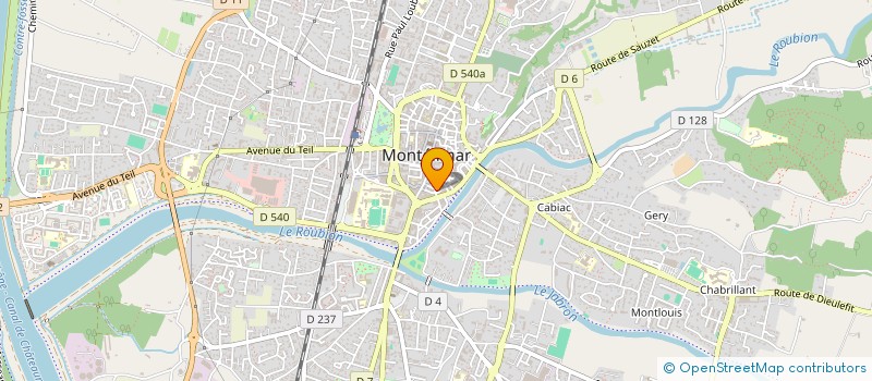 localisation de l'entreprise SENTRE 84  MONTELIMAR