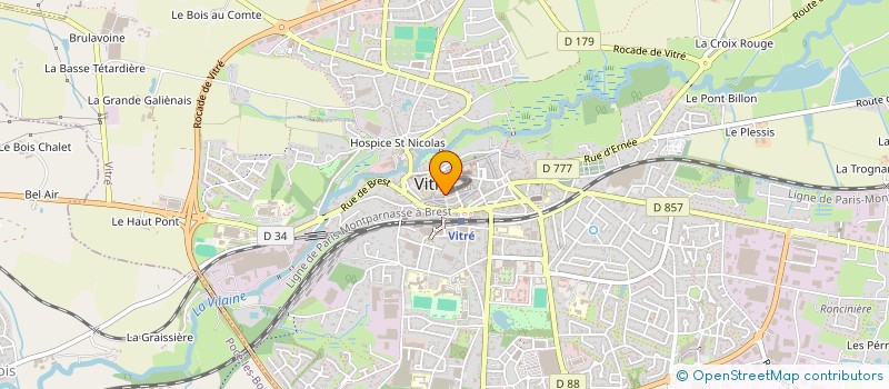 localisation de l'entreprise SENTURIUM  VITRE